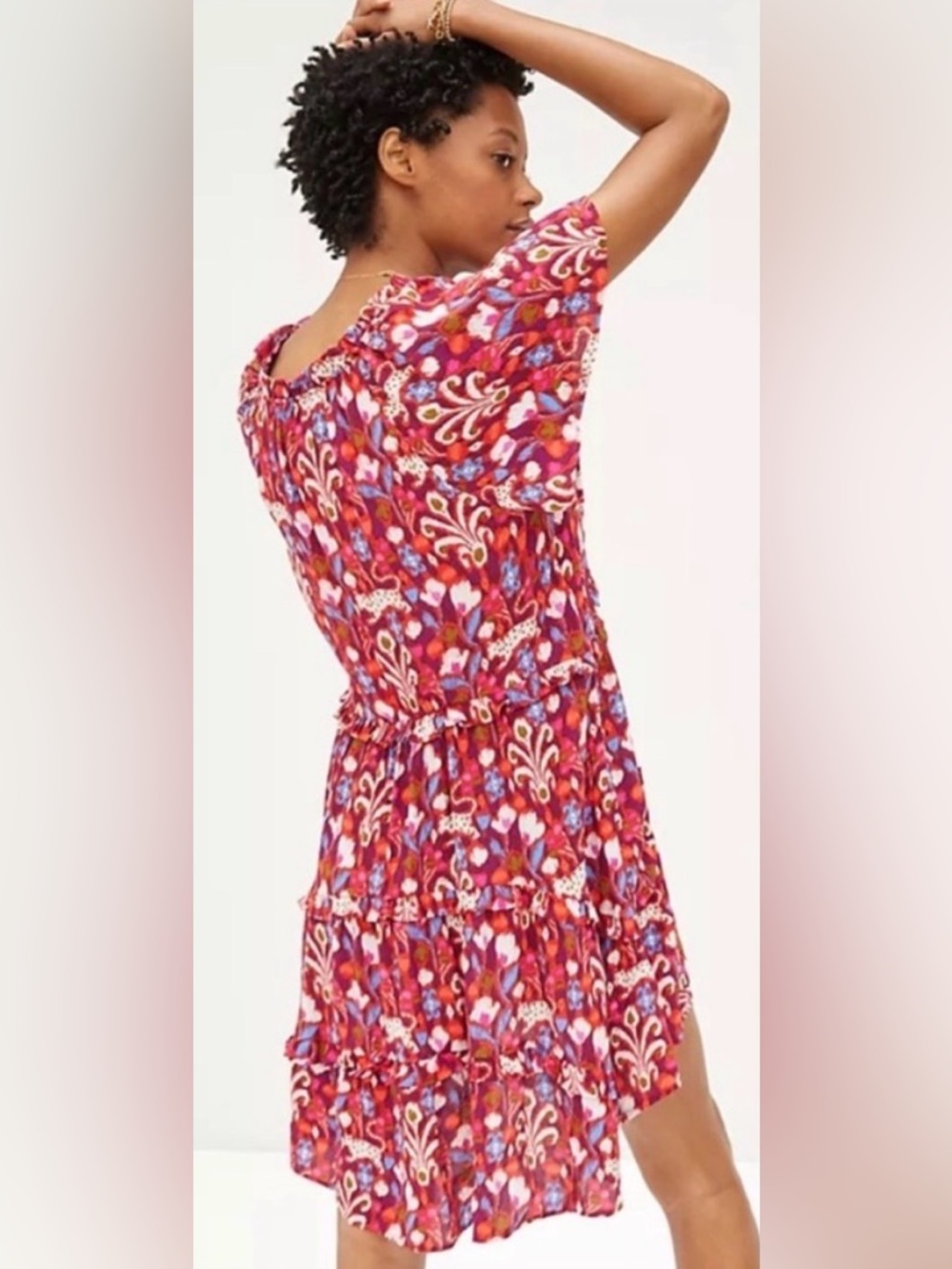 Anthropologie Robin Tiered Mini Dress